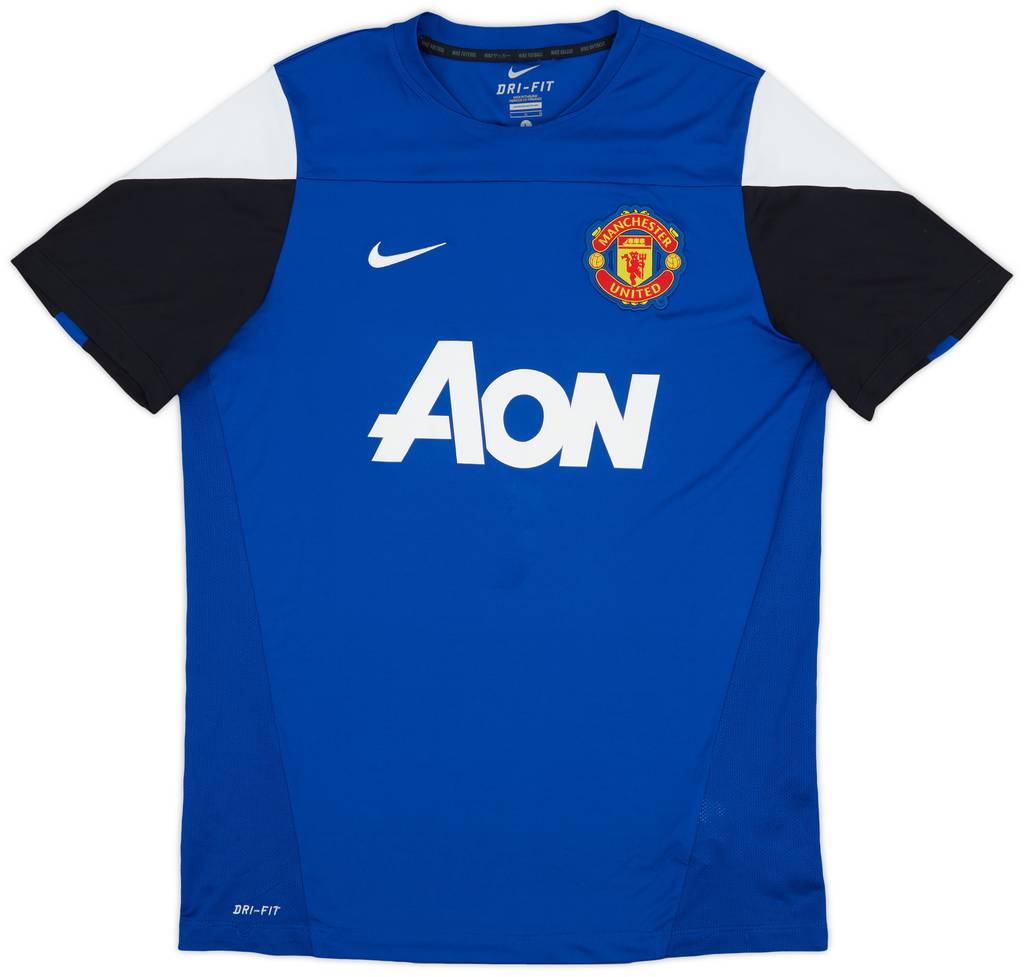 2013-14 Manchester United Nike Training Shirt - 9/10 - (L)