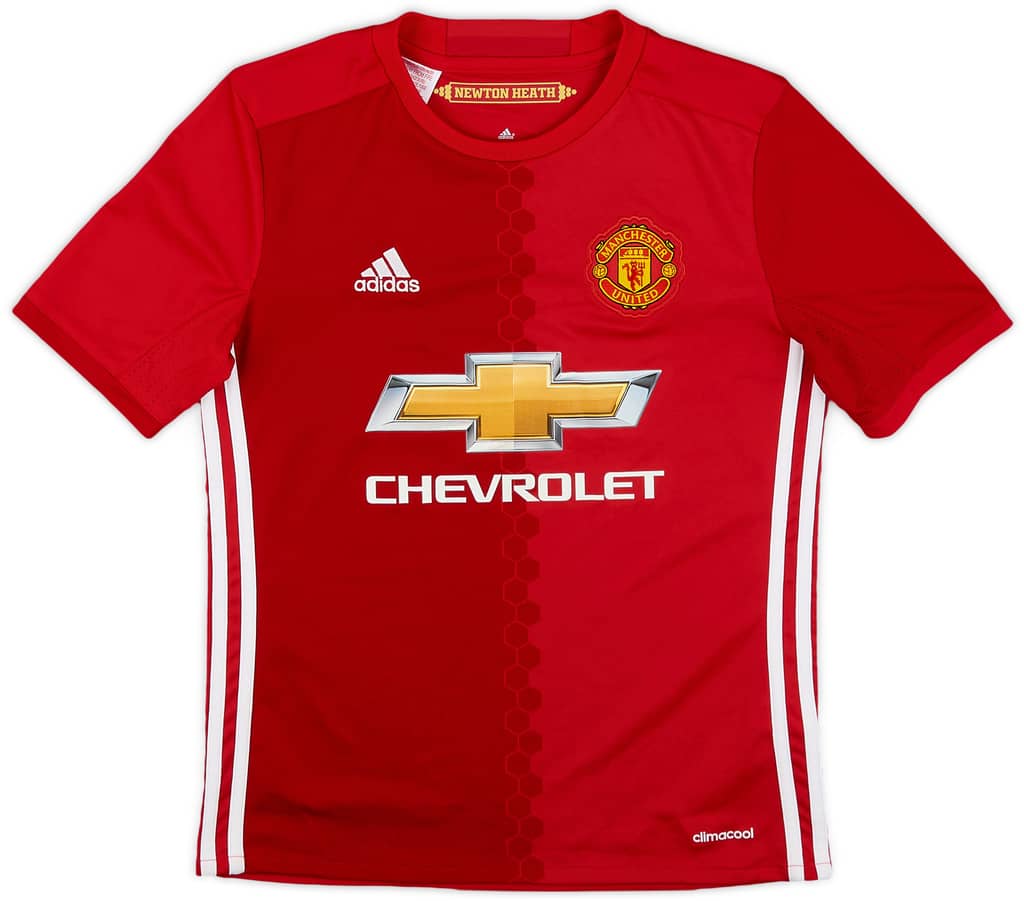 2016-17 Manchester United Home Shirt - 9/10 - (M.Boys)