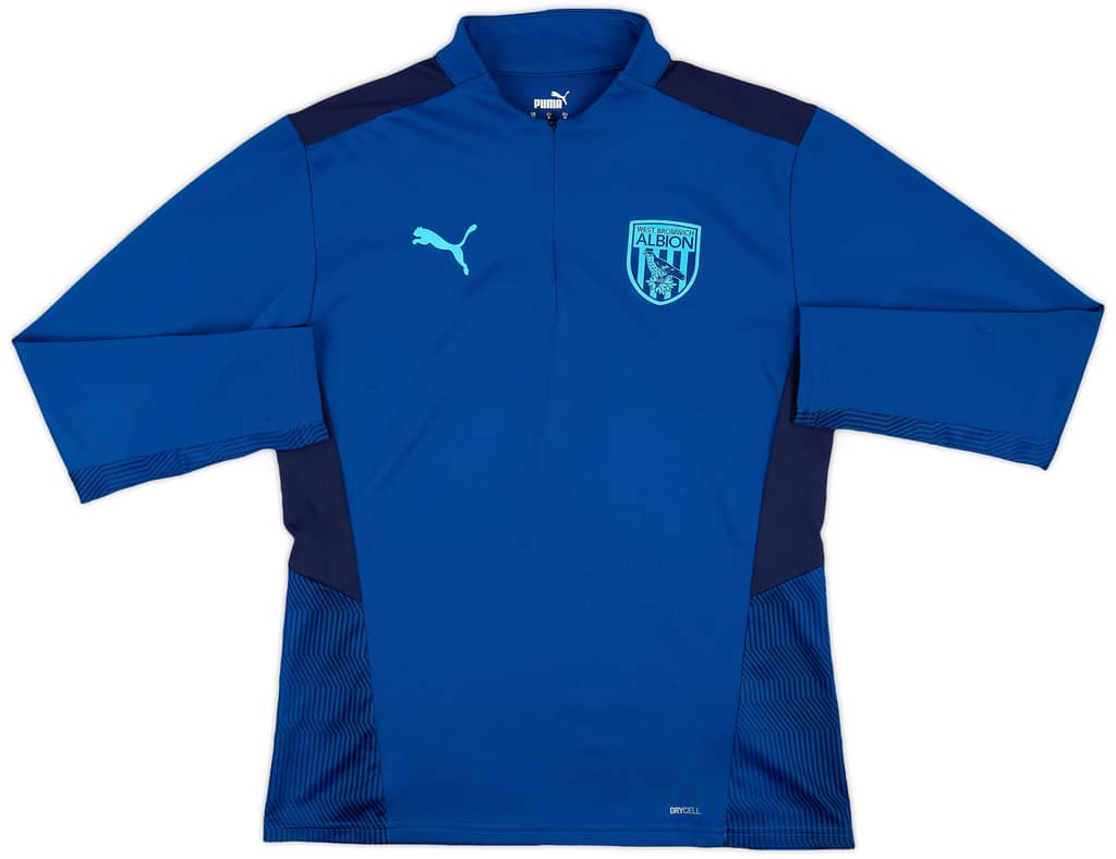 2020-21 West Brom Puma 1/4 Zip Training Top - 8/10 - (M)