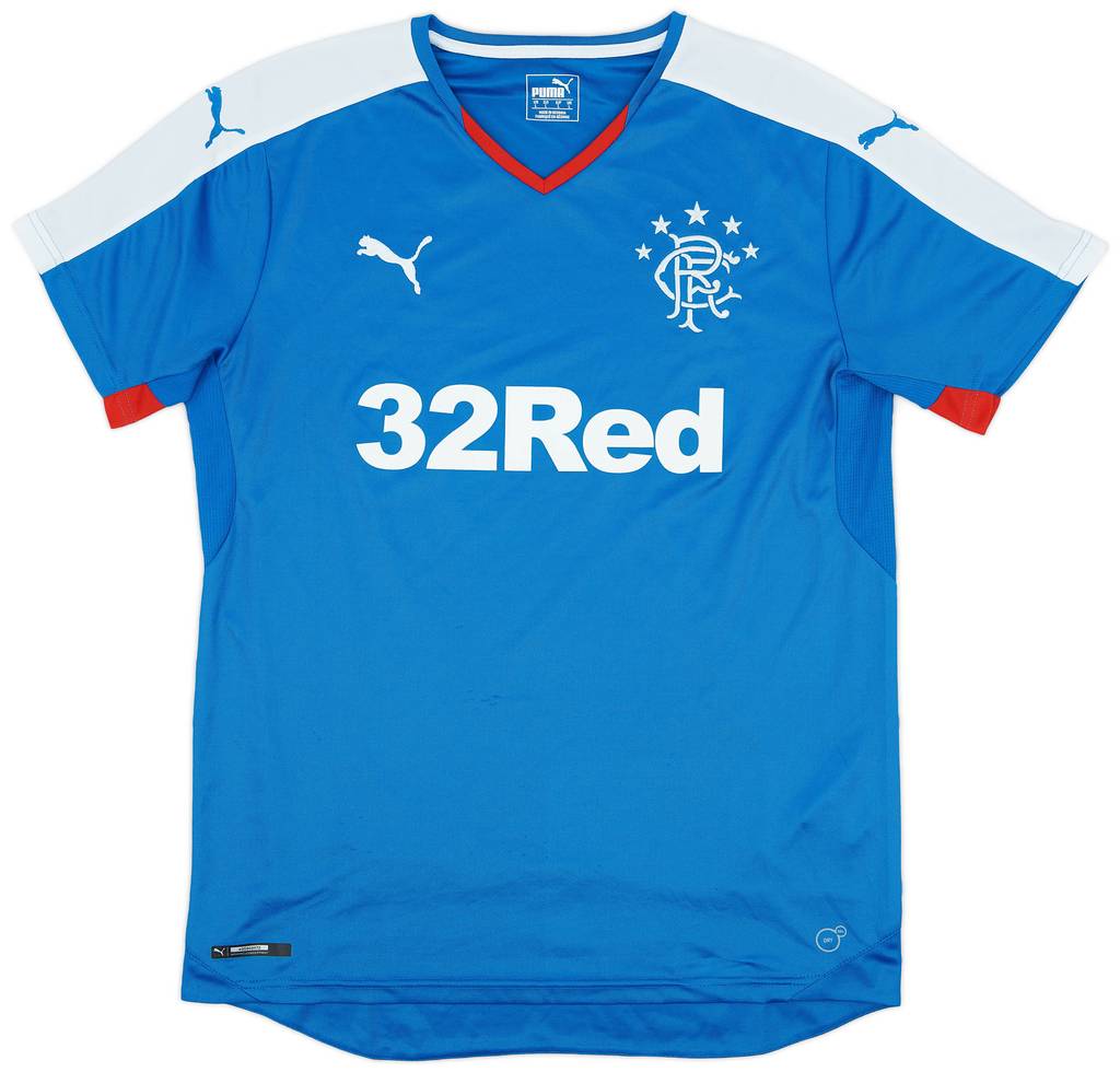 2015-16 Rangers Home Shirt - 8/10 - (L)