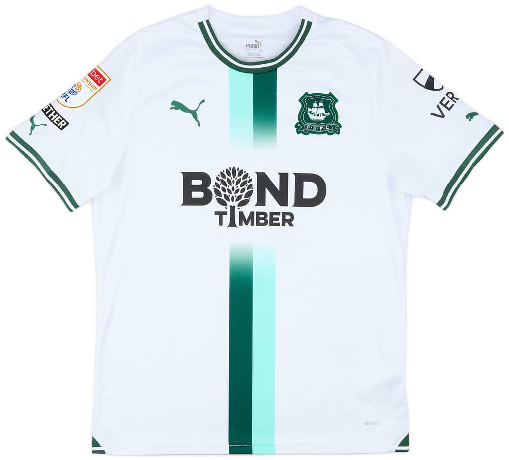 2023-24 Plymouth Match Issue Away Shirt Gibson #17