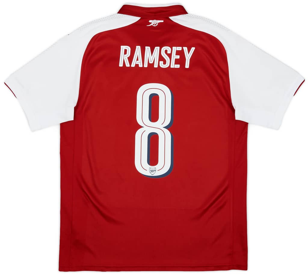2017-18 Arsenal Home Shirt Ramsey #8 - 9/10 - (M)