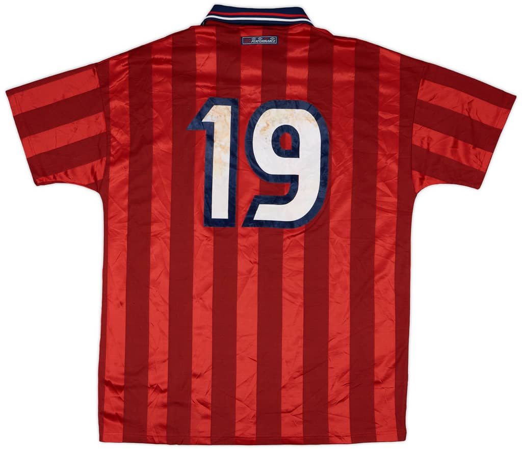 1997-99 England Youth Match Issue Away Shirt #19