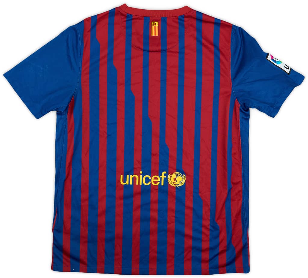 2011-12 Barcelona Home Shirt - 8/10 - (XL.Boys)