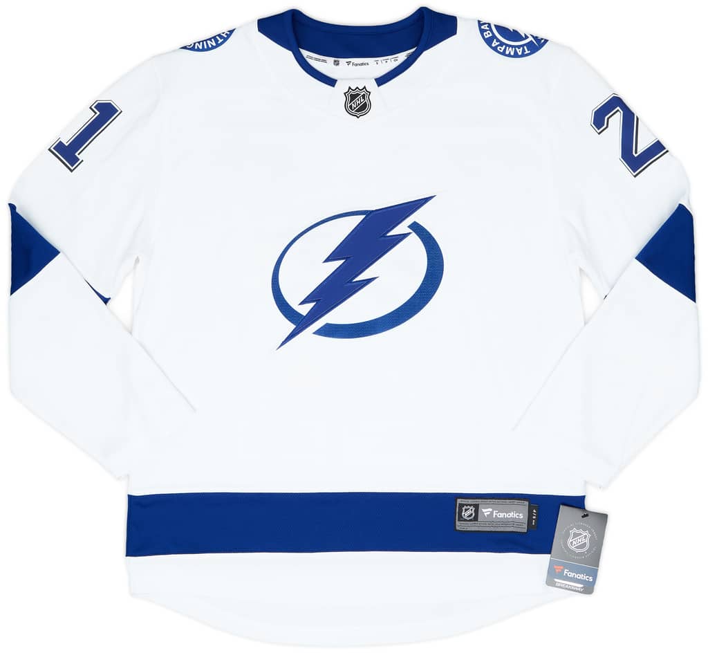 2018-25 Tampa Bay Lightning Point #21 Fanatics Away Jersey (S)
