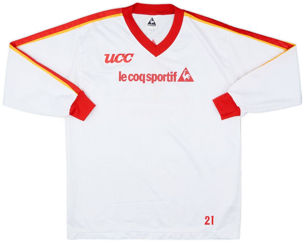1998-99 Nagoya Grampus Eight Player Issue Le Coq Sportif Training L/S Shirt #21 - 8/10 - (XL)