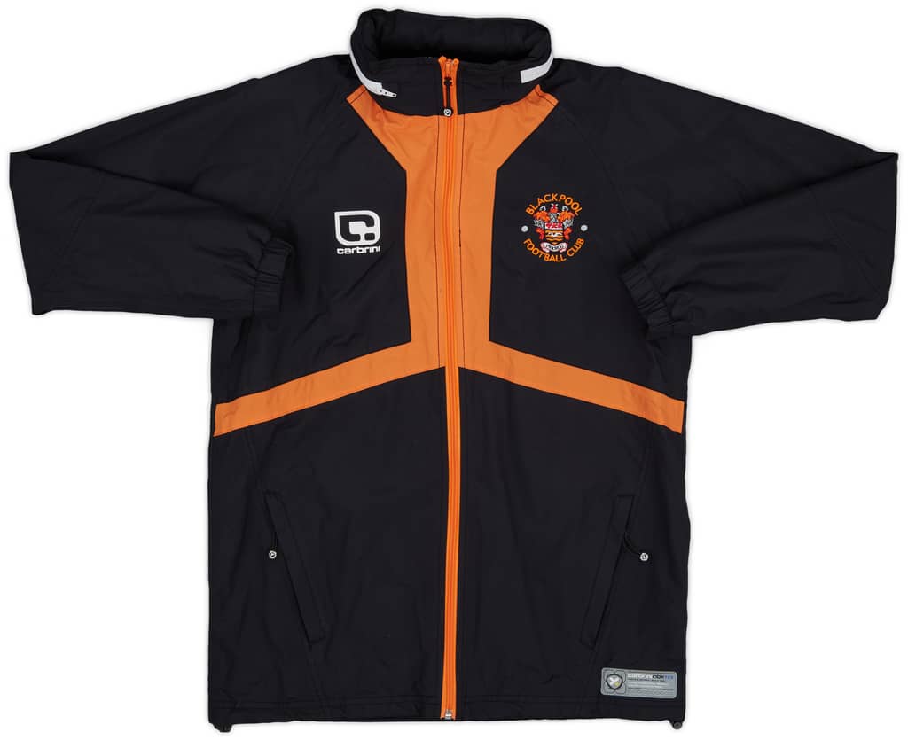 2009-10 Blackpool Carbrini Hooded Rain Jacket - 8/10 - (XL.Boys)