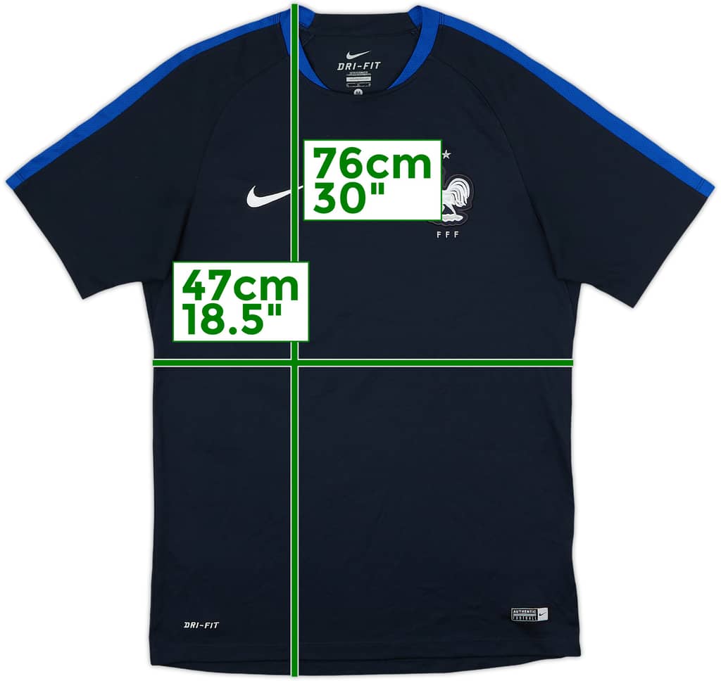 2016-17 France Nike Training Shirt - 9/10 - (M)