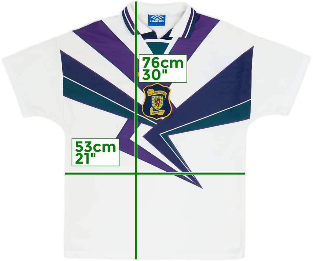 1995-96 Scotland Away Shirt - 6/10 - (L)