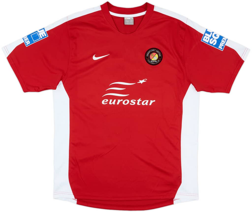 2008-09 Ebbsfleet Match Issue Home Shirt Martin #10