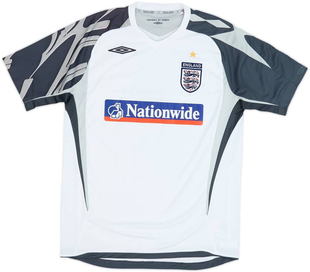 2005-06 England Umbro Training Shirt - 8/10 - (M)