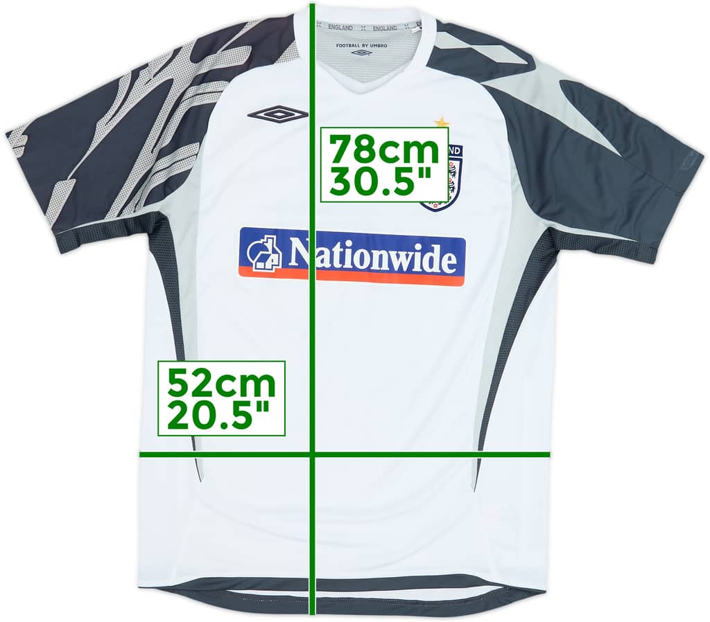 2005-06 England Umbro Training Shirt - 8/10 - (M)