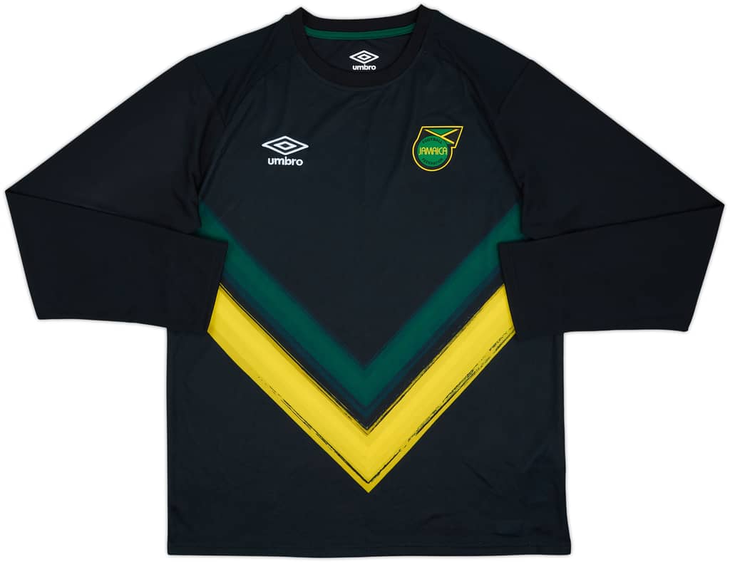 2021-22 Jamaica Umbro Training L/S Shirt - 8/10 - (L)