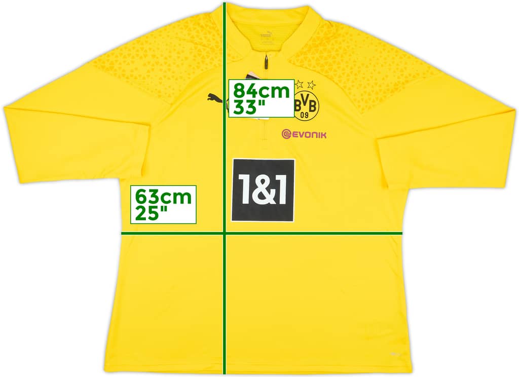 2023-24 Borussia Dortmund Puma 1/4 Zip Training Top (XXL)
