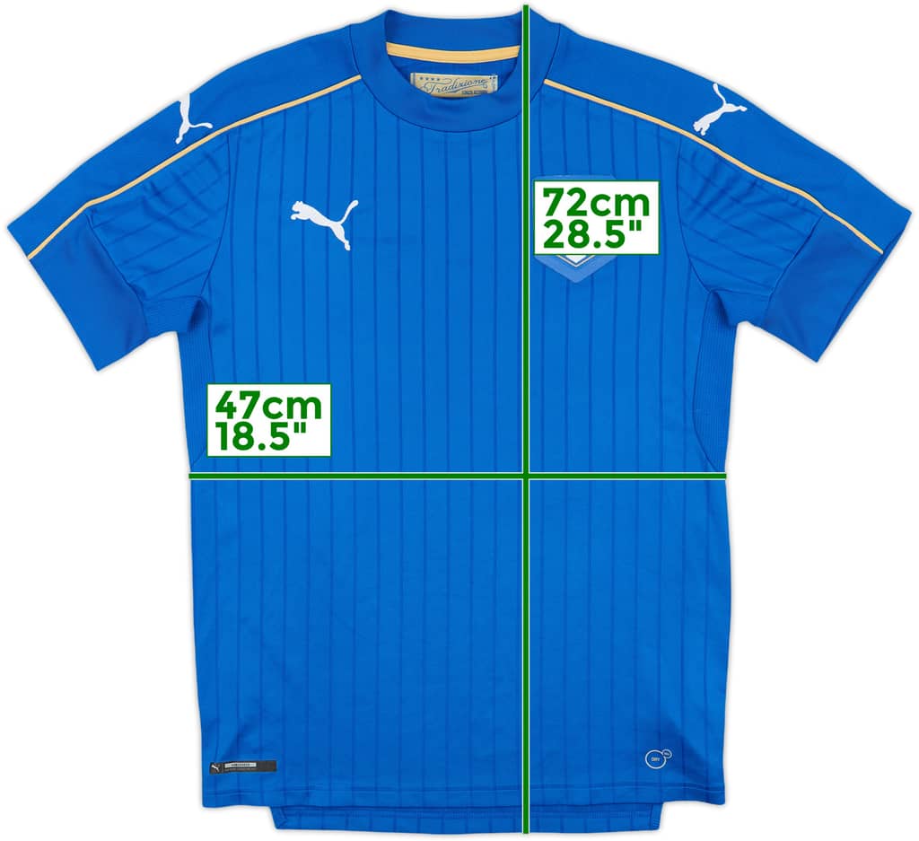 2016-17 Italy Home Shirt - 9/10 - (S)