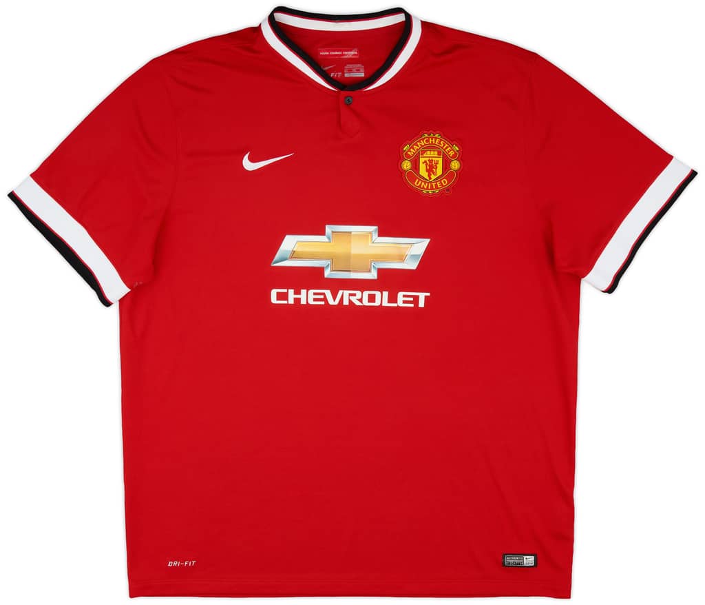 2014-15 Manchester United Home Shirt Di Maria #7 - 8/10 - (XXL)