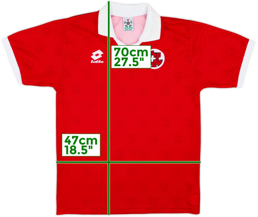 1992-93 Switzerland Home Shirt - 8/10 - (S)