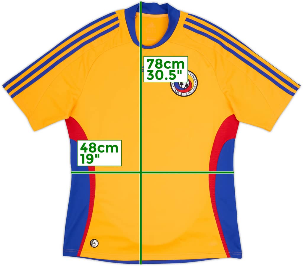 2008-09 Romania Home Shirt - 8/10 - (M)