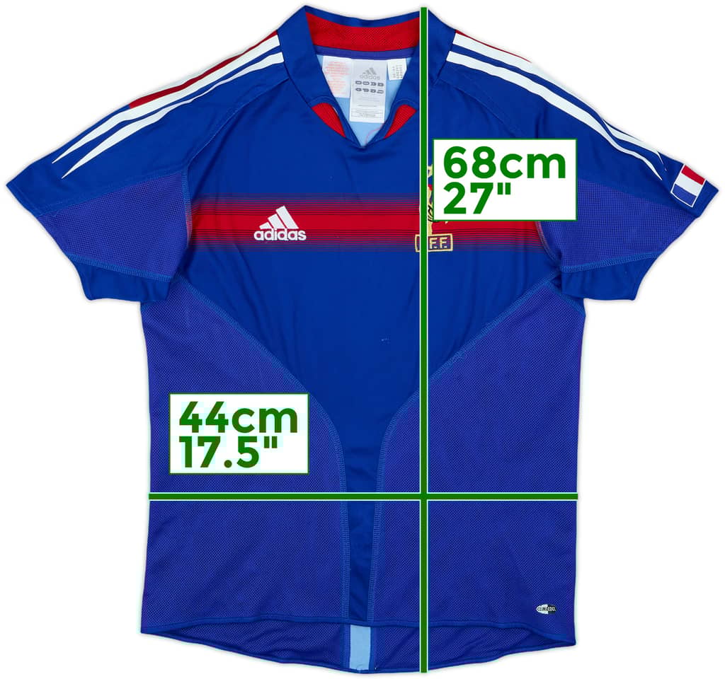 2004-06 France Home Shirt - 9/10 - (L.Boys)