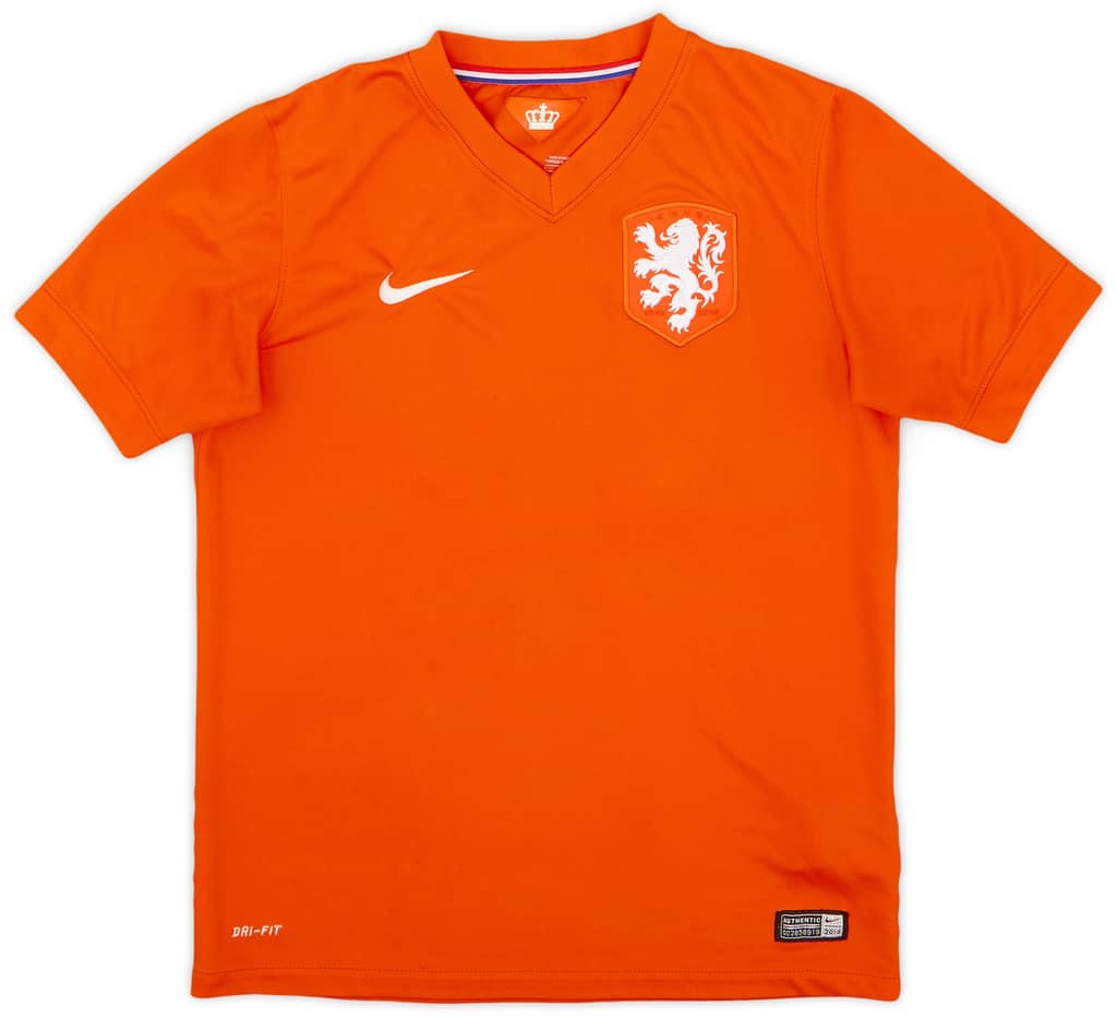 2014-15 Netherlands Home Shirt - 9/10 - (L.Boys)