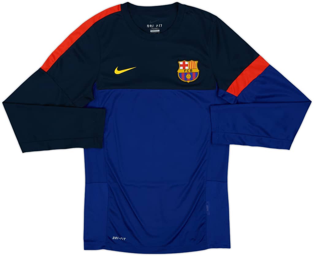 2012-13 Barcelona Nike Training L/S Shirt - 9/10 - (S)