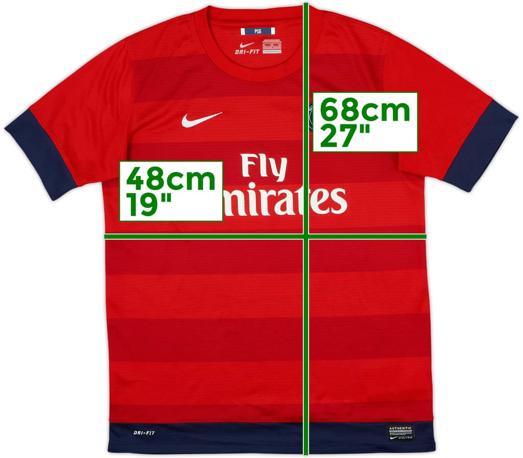 2012-13 Paris Saint-Germain Away Shirt - 8/10 - (XL.Boys)