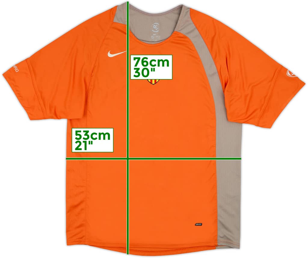 2004-05 Valencia Nike Training Shirt - 8/10 - (M)