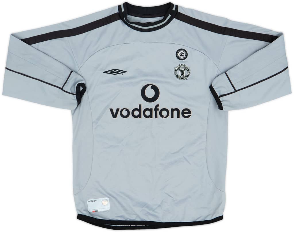 2001-02 Manchester United Centenary GK Shirt - 8/10 - (S.Boys)