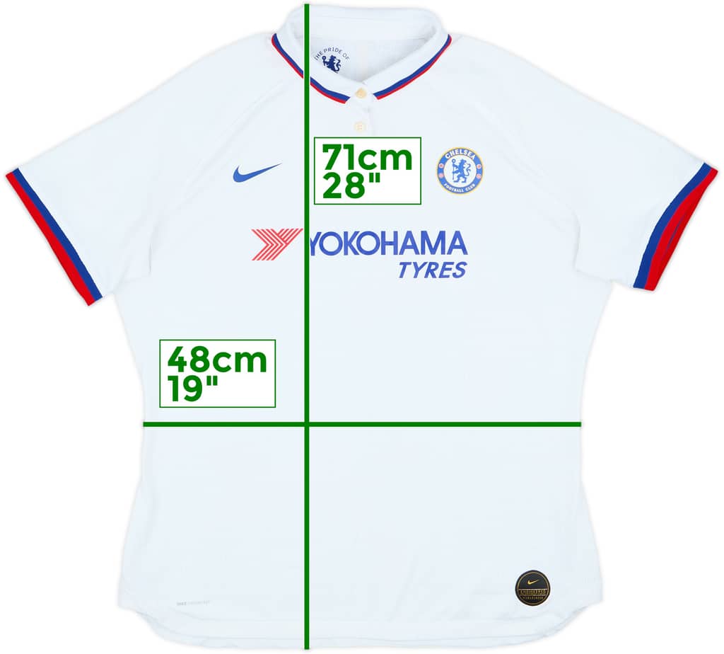 2019-20 Chelsea Authentic Away Shirt - 8/10 - (Women's XL)