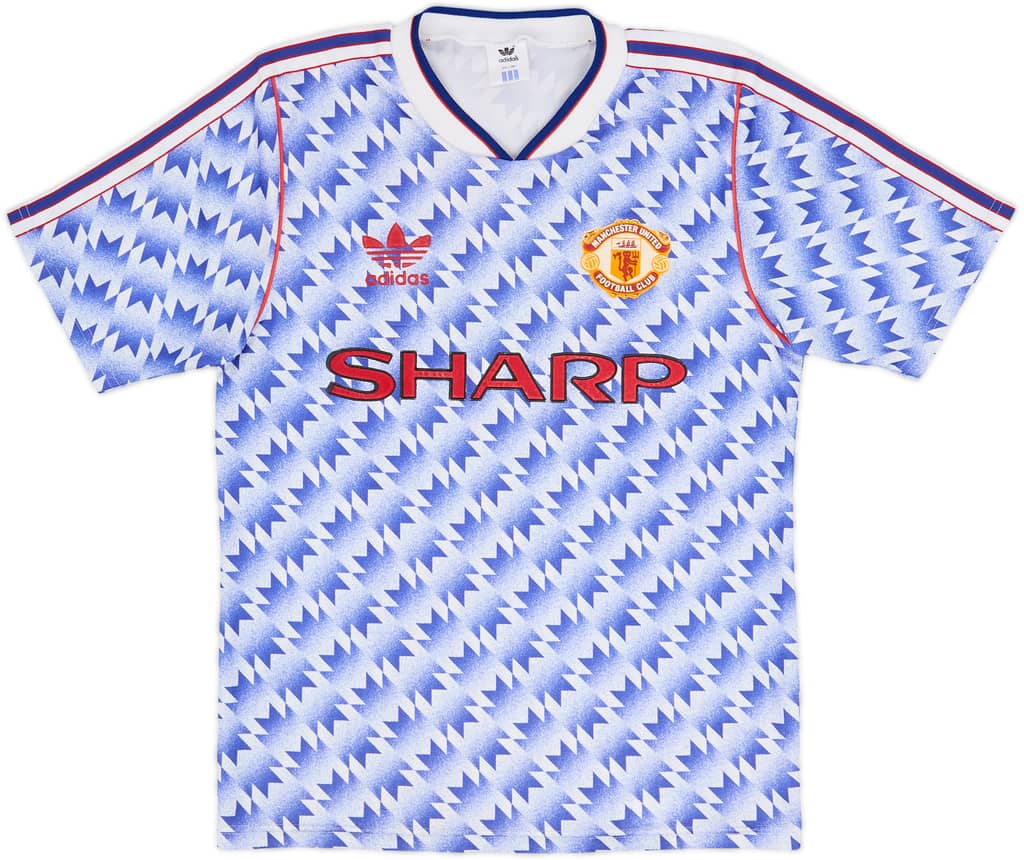 1990-92 Manchester United Away Shirt - 8/10 - (S)