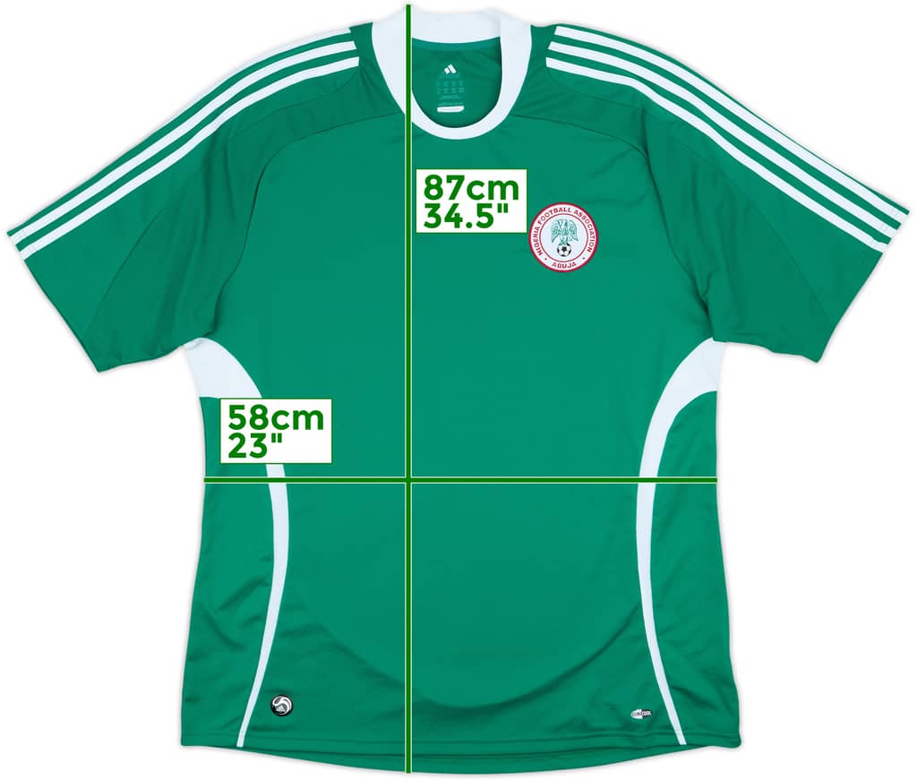 2008-09 Nigeria Home Shirt - 8/10 - (XXL)