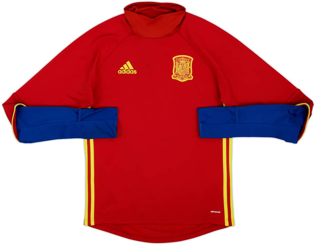 2015-16 Spain adidas Sweat Top - 8/10 - (S)