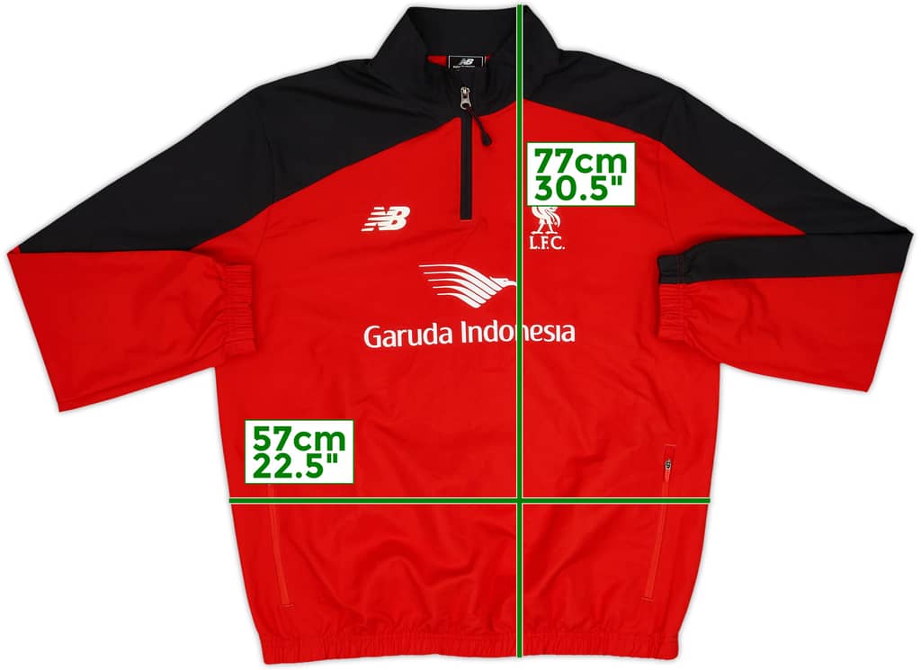 2015-16 Liverpool New Balance Track Jacket - 8/10 - (L)