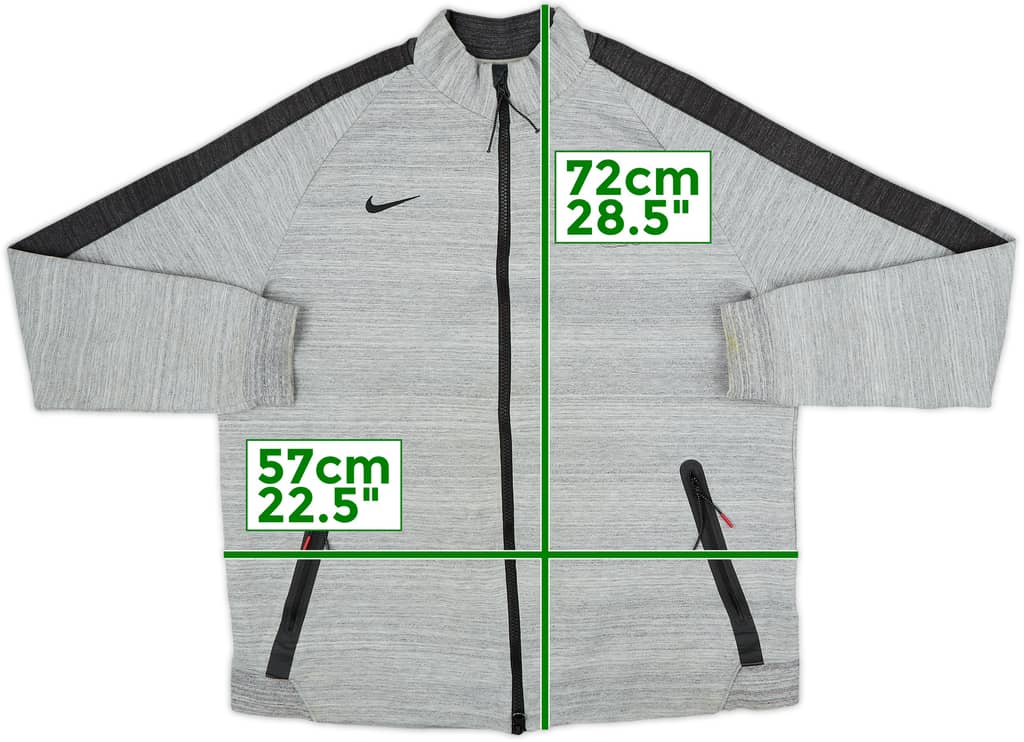 2014-15 Manchester United Nike Tech Fleece Track Jacket - 7/10 - (L)