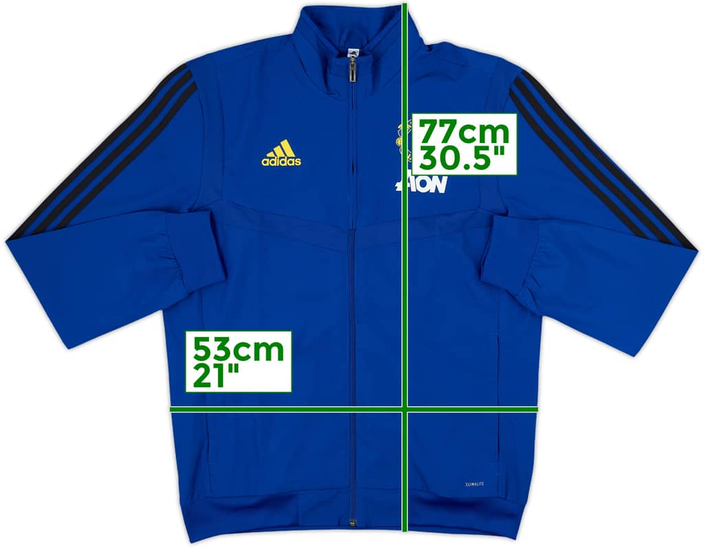 2019-20 Manchester United adidas Track Jacket - 8/10 - (M)