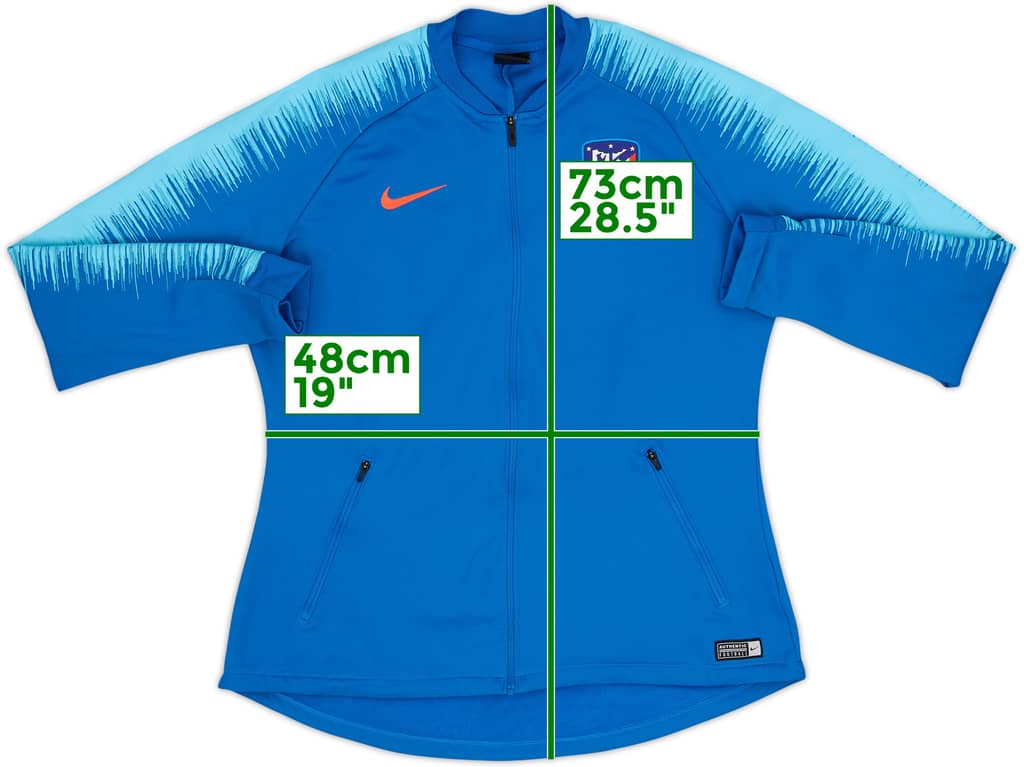2018-19 Atletico Madrid Nike Track Jacket - 8/10 - (L)