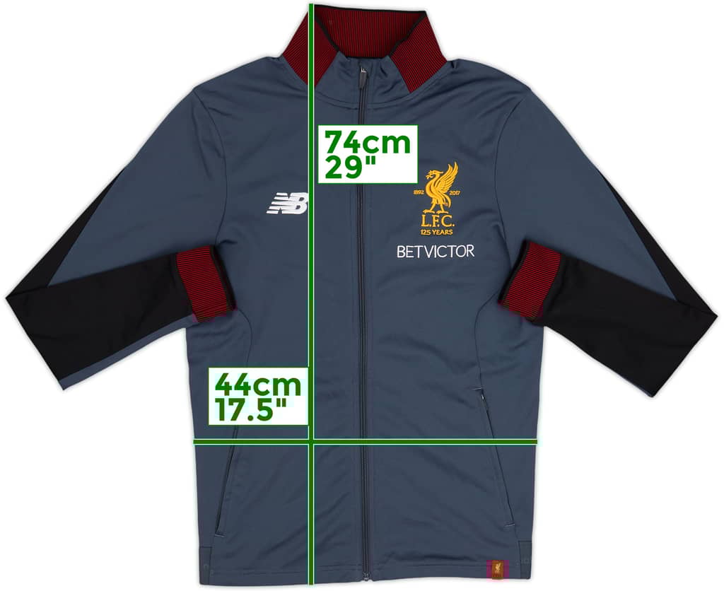 2017-18 Liverpool New Balance Track Jacket - 8/10 - (S)