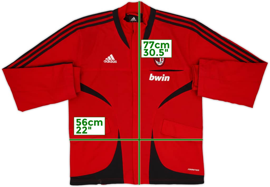 2007-08 AC Milan adidas Formotion Track Jacket - 8/10 - (M)