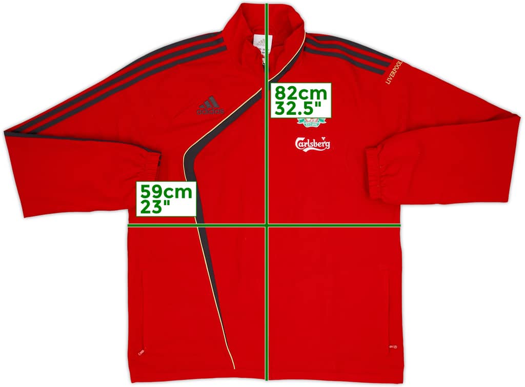 2009-10 Liverpool adidas Track Jacket - 10/10 - (L)