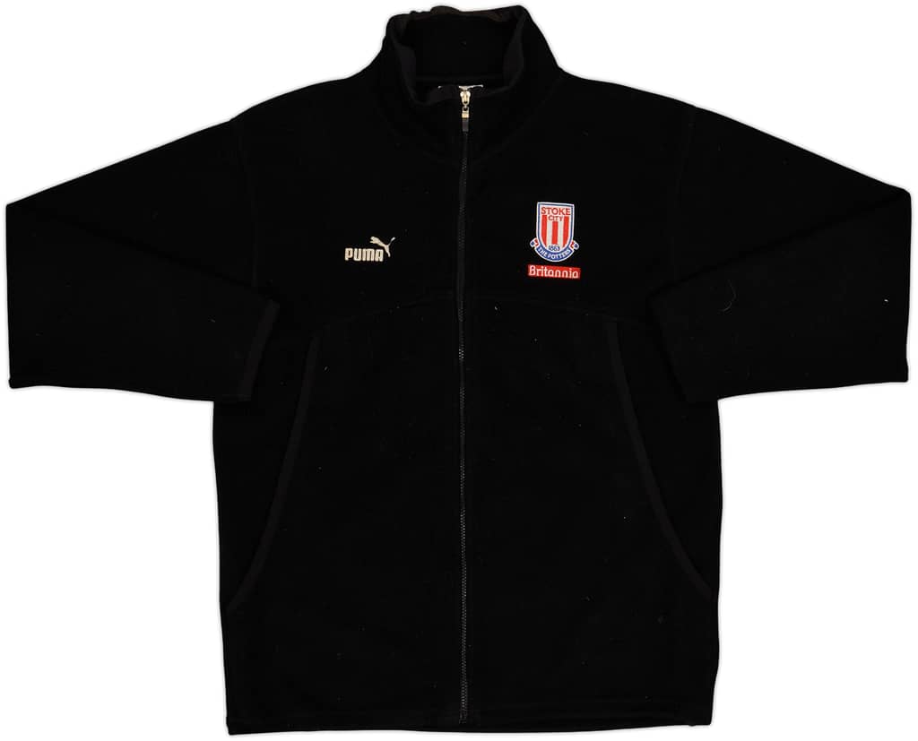 2003-04 Stoke City Puma Fleece Track Jacket - 8/10 - (M)