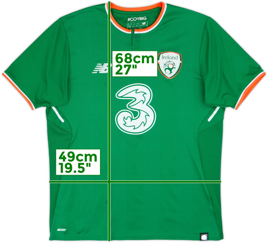 2017-18 Ireland Home Shirt - 6/10 - (M)