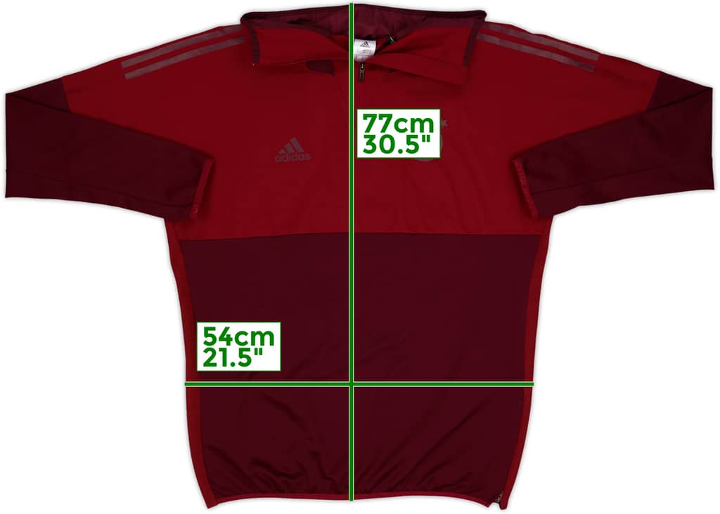 2017-18 Bayern Munich adidas Hooded Track Jacket - 8/10 - (M)