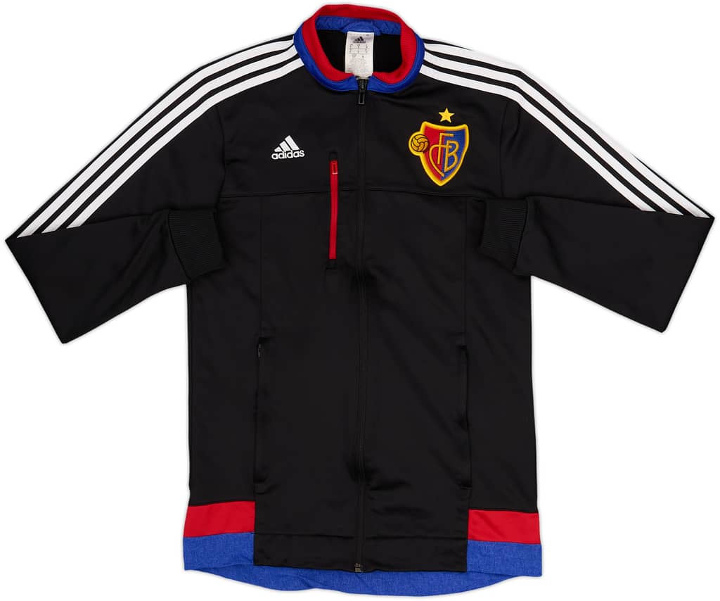 2015-16 FC Basel adidas Track Jacket - 8/10 - (S)