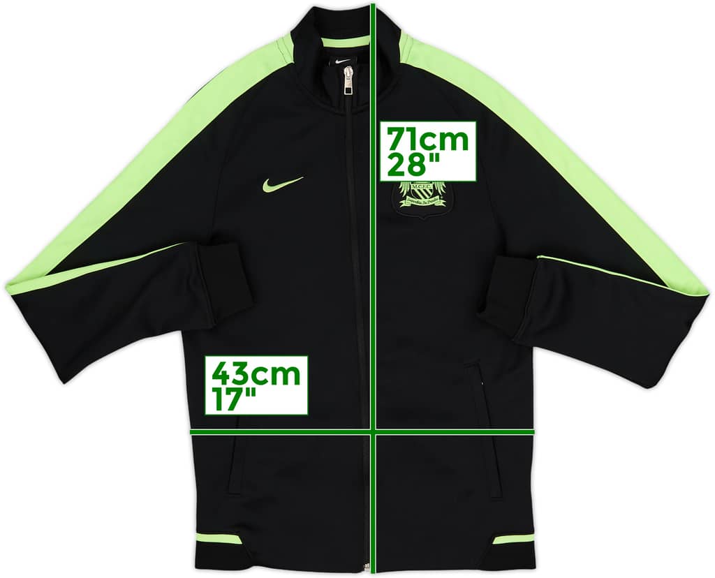 2015-16 Manchester City Nike Track Jacket - 8/10 - (S)