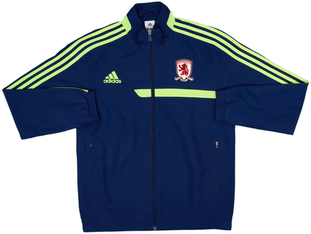 2013-14 Middlesbrough adidas Track Jacket - 8/10 - (S)