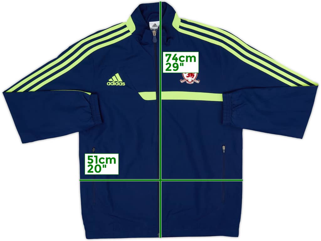 2013-14 Middlesbrough adidas Track Jacket - 8/10 - (S)