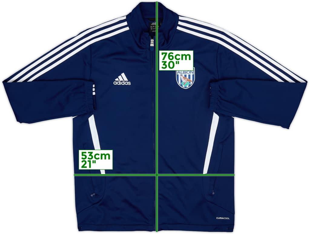 2010-11 West Brom adidas Track Jacket - 8/10 - (M)