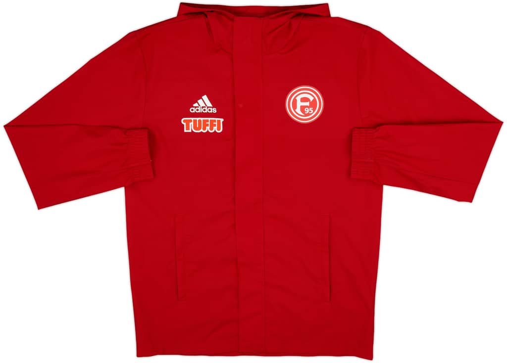 2021-22 Fortuna Dusseldorf adidas Hooded Rain Jacket - 8/10 - (S)