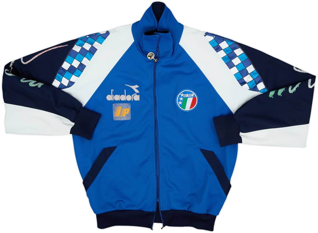 1990 Italy Diadora Track Jacket - 4/10 - (M)