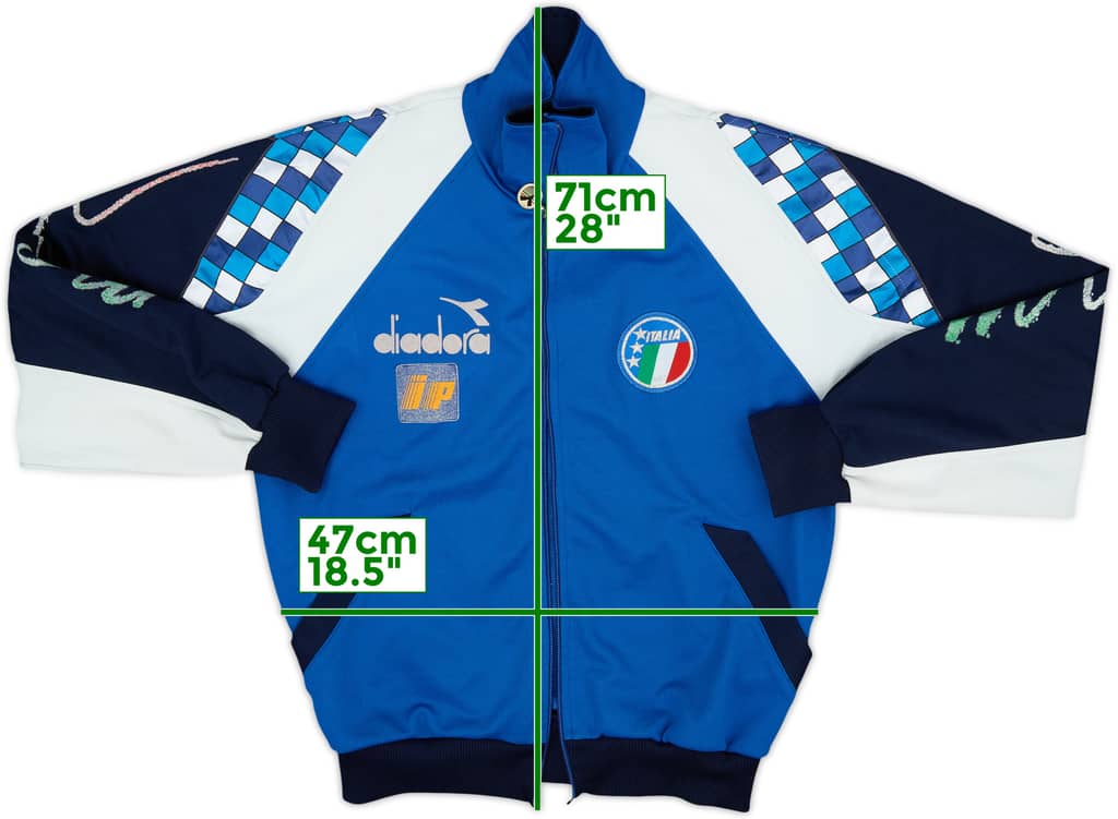 1990 Italy Diadora Track Jacket - 4/10 - (M)